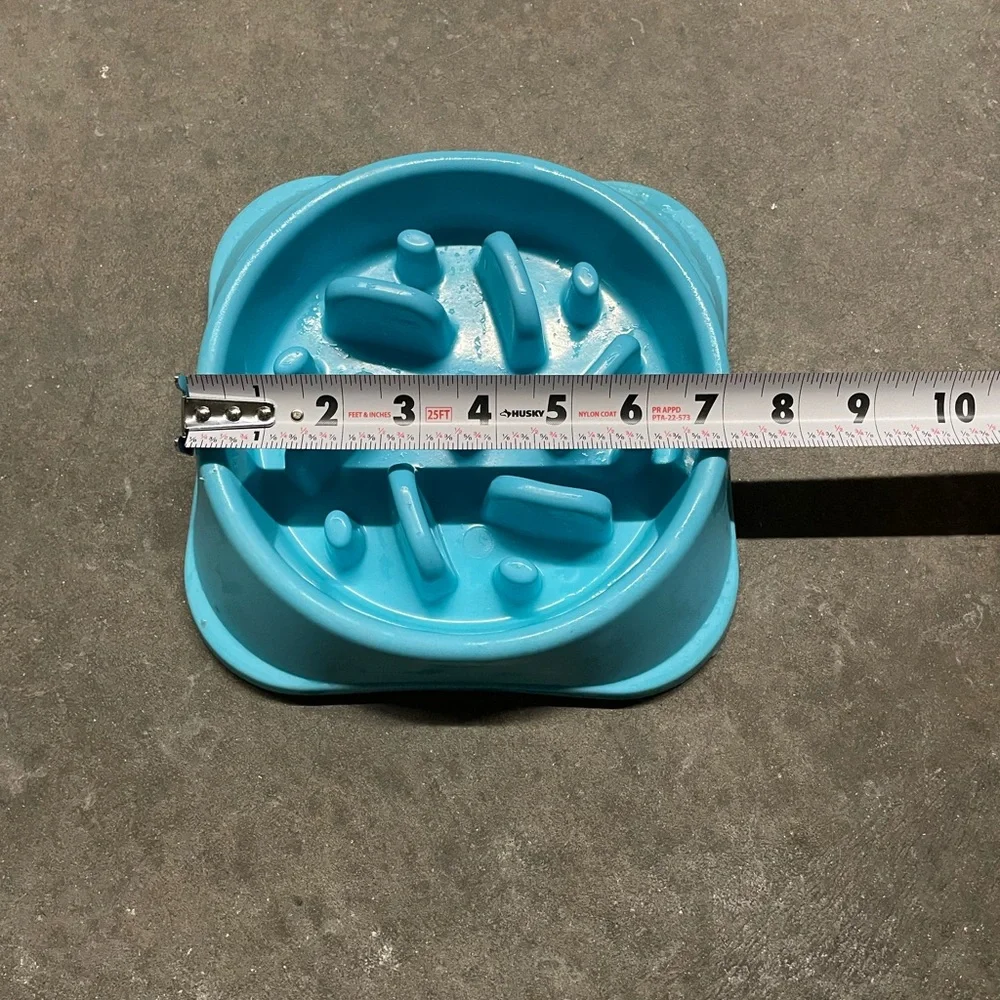 Blue Slow Feeder Dog Bowl